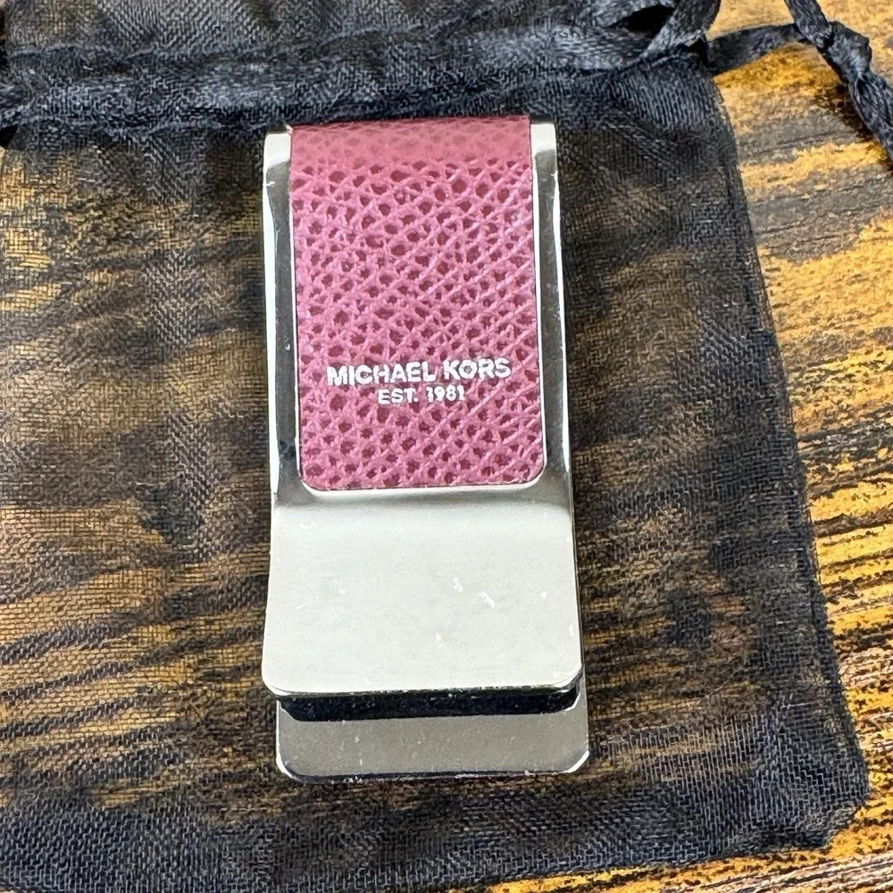 Michael Kors‎ Leather Inlay Money Clips- HARD TO FIND